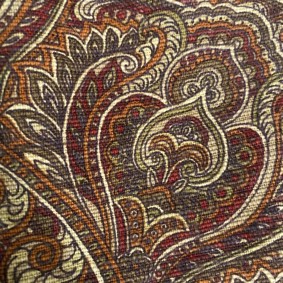 Vintage Drawstring Tapestry Handmade Bucket Shoulder bag Brown Paisley Fall - Picture 11 of 15